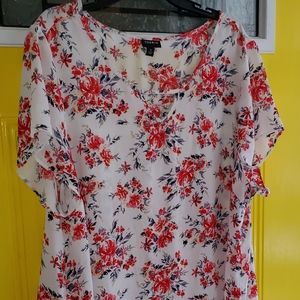 BNWOT TORRID SHEER BLOUSE WOMEN'S SZ 3